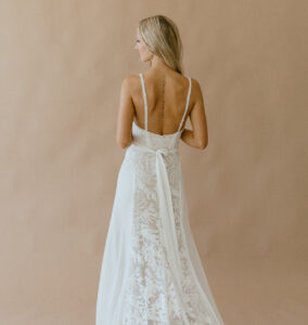 Ingrid-Bohemian-Flowy-Wedding-Dress-with-delicate-thin-straps