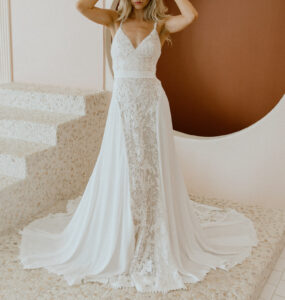 Ingrid-Simple-and-Elegant-Lace-Crepe-Romantic-Boho-Wedding-Dress