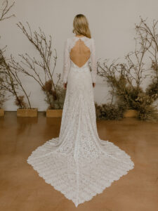 Discover-your-dream-dress-made-in-California-lace-¾-sleeves-open-back