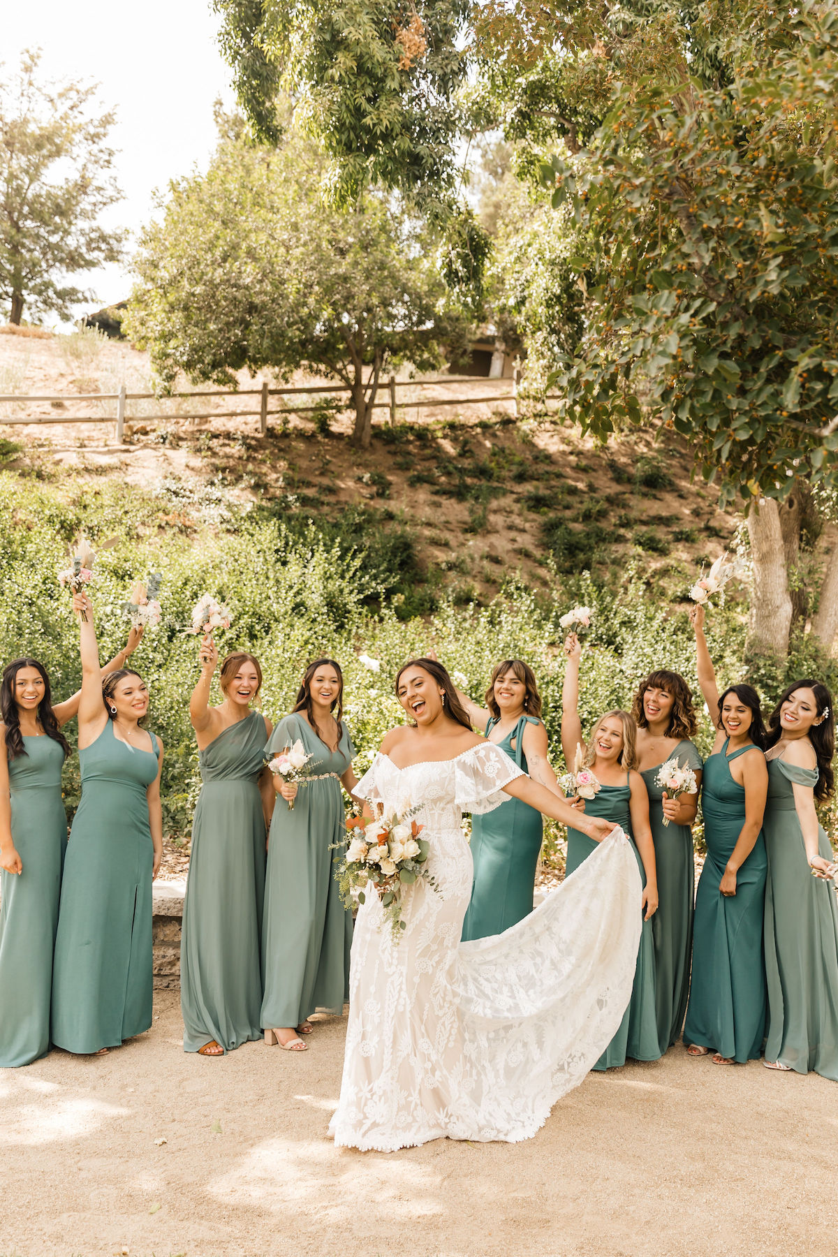 Emily-and-her-bridesmaids-ranch-wedding