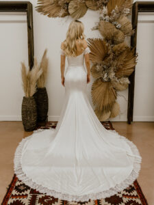 Scarlett-Off-the-Shoulder-Silk-Fitted-Wedding-Dress
