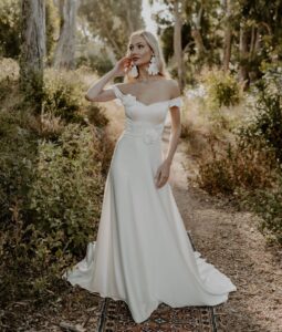 Clementine-off-shoulder-silk-flowy-elegant-wedding-dress
