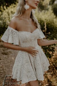 Lena-lace-short-wedding-dress-off-shoulder