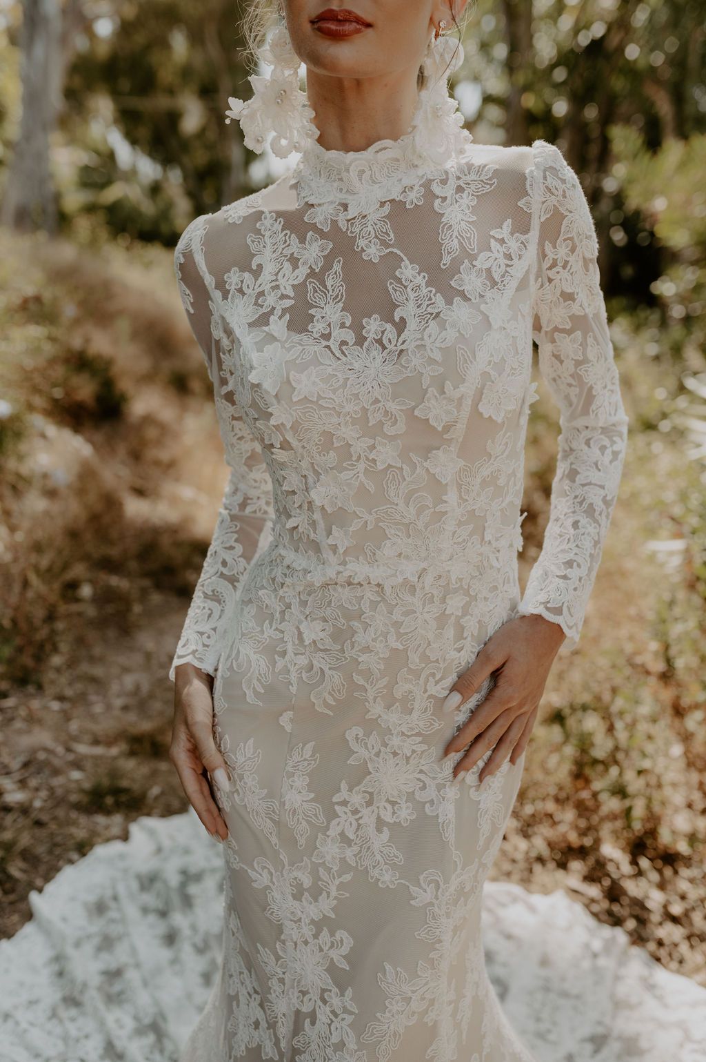 Piper Long Sleeve Lace Wedding Dress