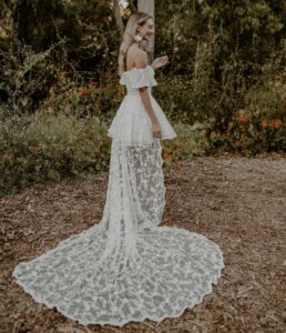 Shop-Raidy-Off-Shoulder-Silk-Short-Wedding-Dress
