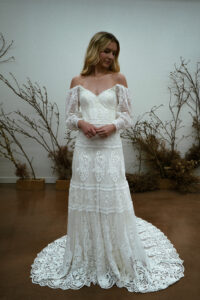 Ava-off-the-shoulder-wedding-dress-with-puff-sleeves-made-in-California