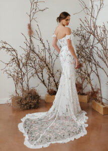 Flora-off-shoulder-colorful-lace-wedding-dress-romantic-bohemian