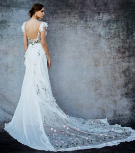 Lily-lace-colored-wedding-dresses-romantic-bohemian