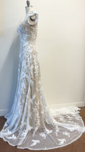 lace-wedding-dress-handcrafted-in-California-with-birds-and-nature