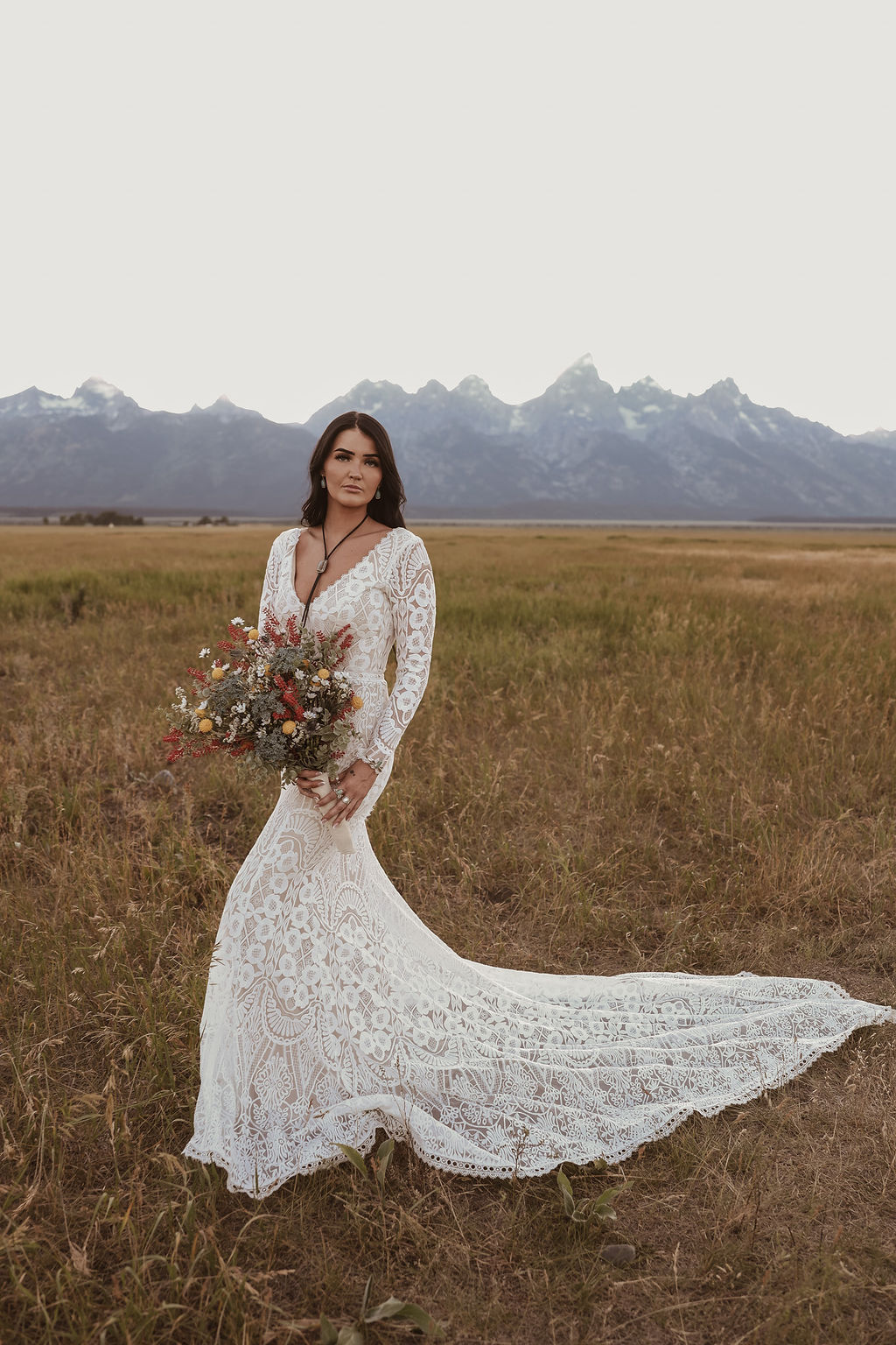 Long sleeve wedding dresses with effortless comfort