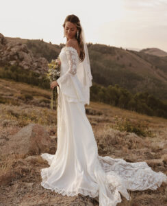 Margot-Bell-Sleeve-Lace-and-Crepe-Boho-Wedding-Dress-Handmade-in-California