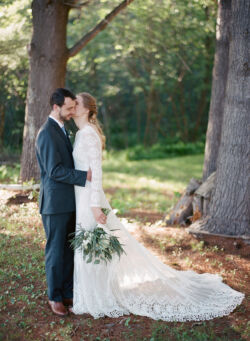 Bride Annika in Aurora Dress dreamers-and-lovers-bride-annika-wearing-boho-lace-wedding-dress