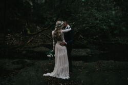 Australian Bride Hannah wearing Lisa|@jon.gazzignato.photo Bohemian-bride-from-Australia-wearing-the-Lisa-dress