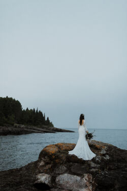 Laura wearing Alice dress with Long Sleeves | Photo: Anna Kay Photography bohemian-bride-wearing-alice-long-sleeves-lace-wedding-dress