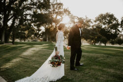 Kristin wearing Aurora Dreamy-couple-on-a-sun-drenched-day