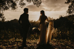 Bride Alexandria wearing Hayley | Photo @BreThurston intimate-small-bohemian-wedding-in-California