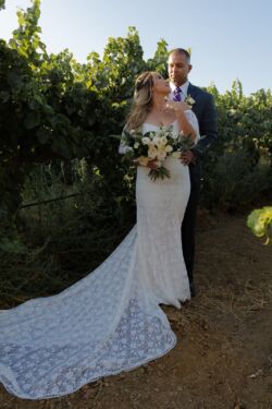 Whitney wearing Lizzy| Photo @mindofbianx Whitney wearing Lizzy Off Shoulder gown